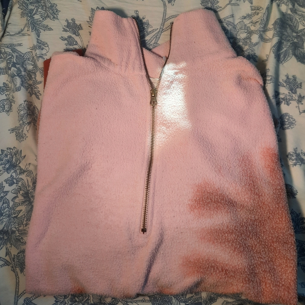 Urban Outfitters Tie-Dye Half-Zip Sweater